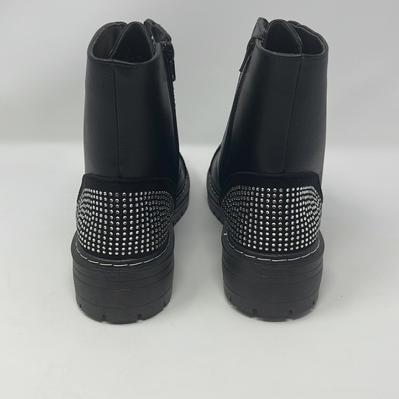 Sugar Kalina Studded Combat Ankle Boots - Picture 4 of 13
